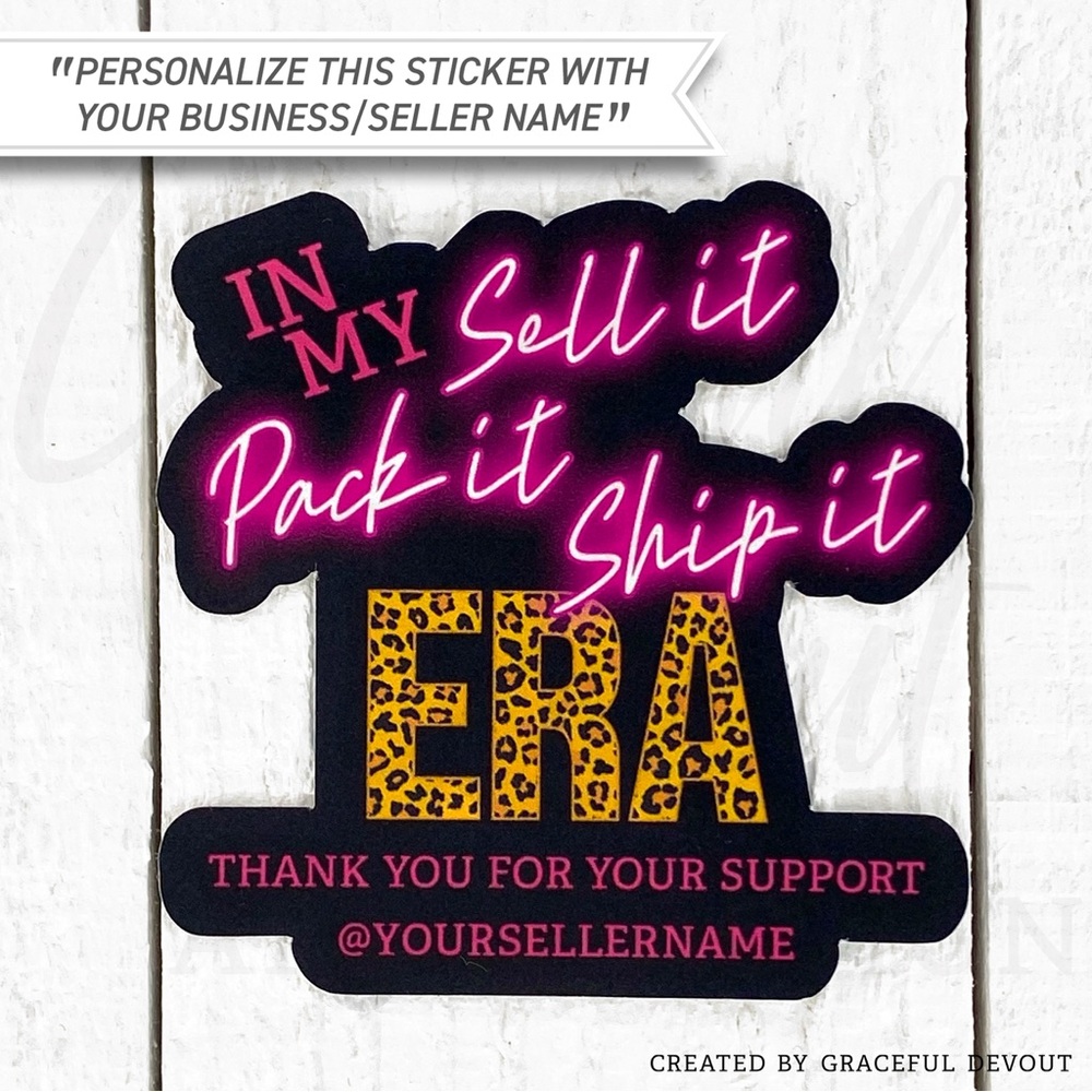 In My Sell It Pack It Ship It ERA - 2" (inches) (48ct.) Stickers - Picture 5 of 7